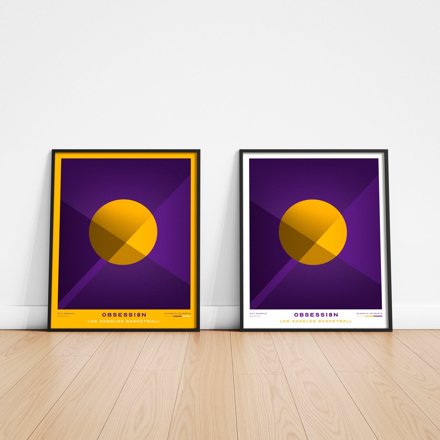 OBSESS18N | Los Angeles Basketball Print