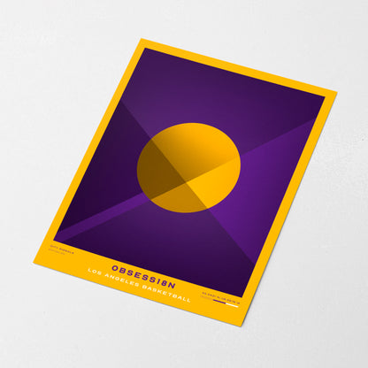 OBSESS18N | Los Angeles Basketball Print
