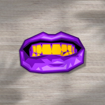 CHOMPERS | Sticker – Purple Colorway