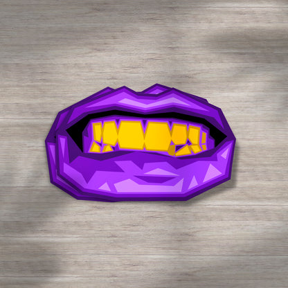 CHOMPERS | Sticker – Purple Colorway