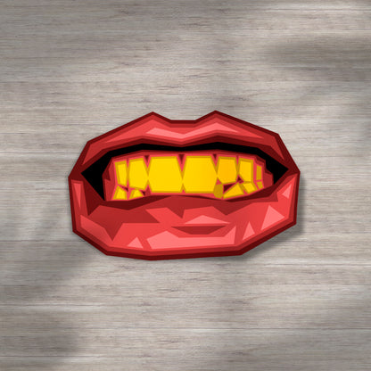 CHOMPERS | Sticker – Red Colorway