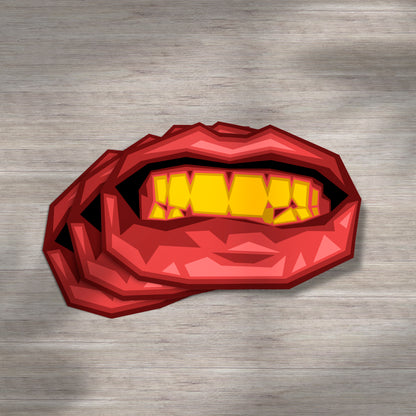 CHOMPERS | Sticker – Red Colorway