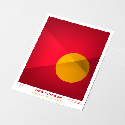RED KINGDOM | Kansas City Football Print