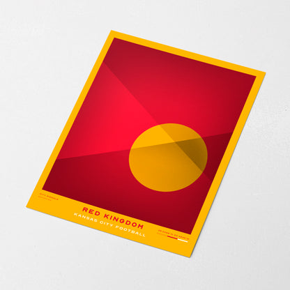 RED KINGDOM | Kansas City Football Print