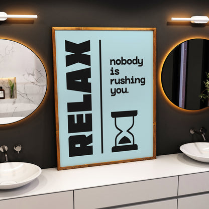 RELAX | Bathroom Print