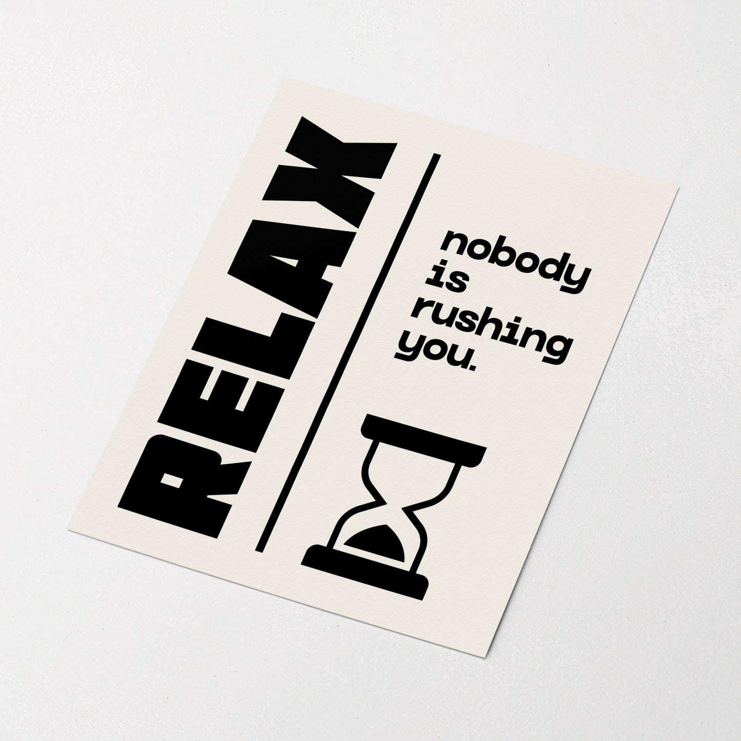 RELAX | Bathroom Print