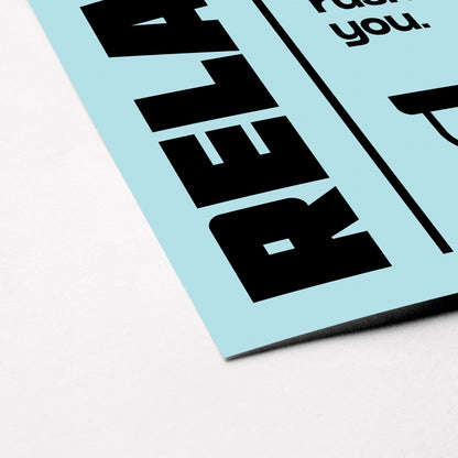 RELAX | Bathroom Print