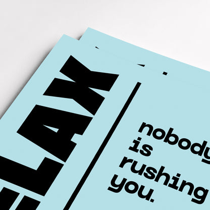 RELAX | Bathroom Print