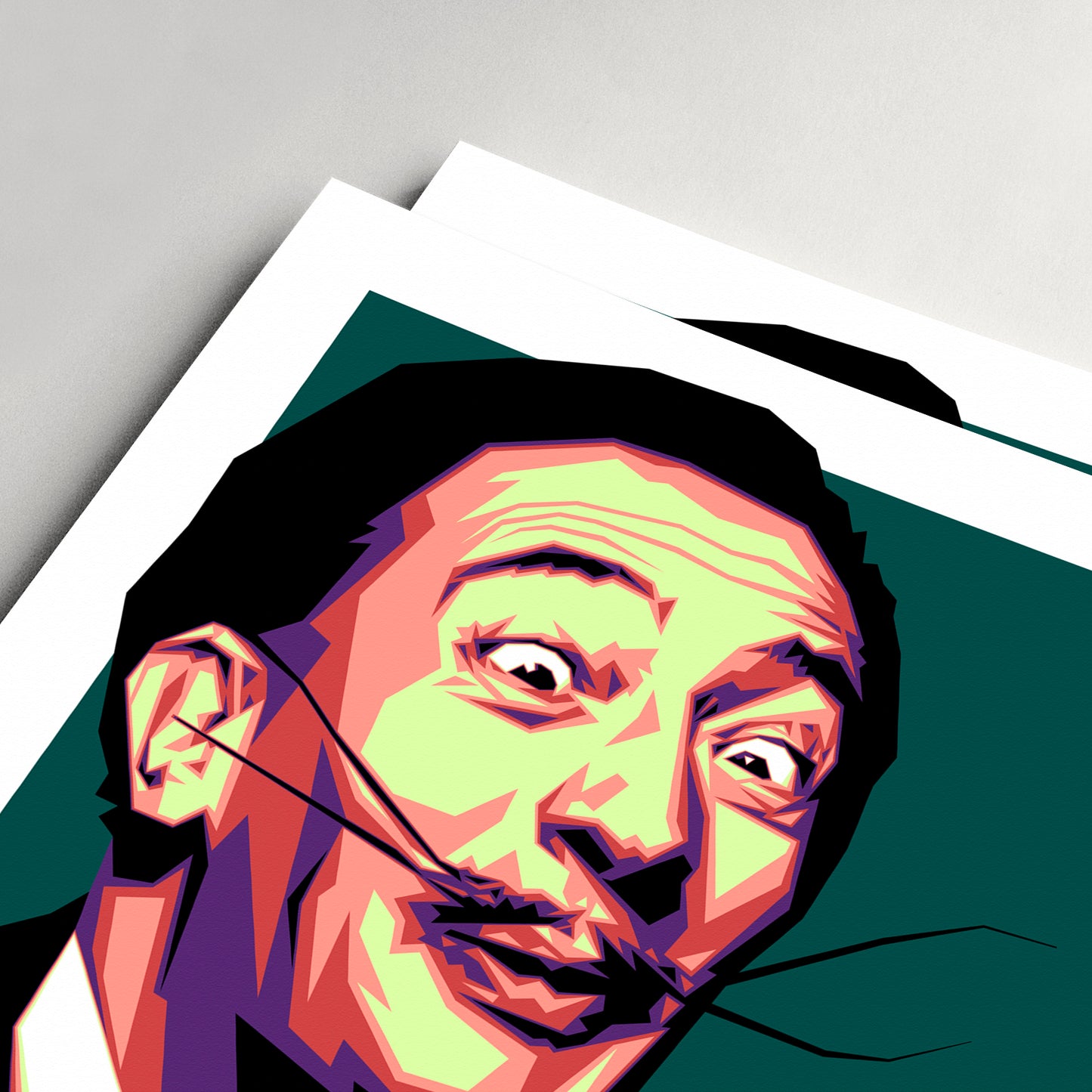 SALVADOR | Teal Pop-Out