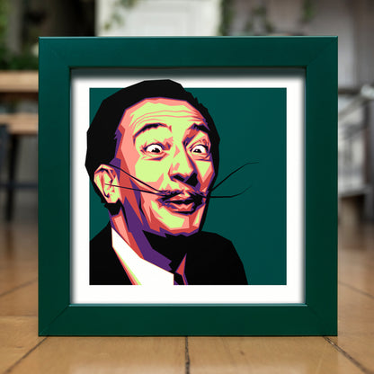MINI-SAL | Marco de color verde a juego