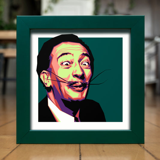 MINI-SAL | Marco de color verde a juego