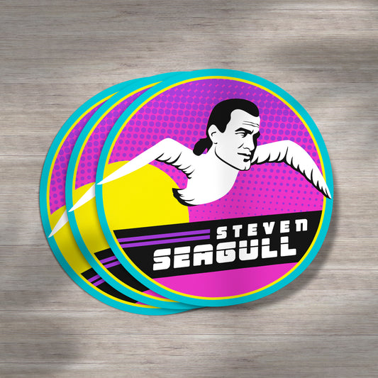 STEVEN SEAGULL | Sticker – 80's Colorway