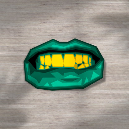 CHOMPERS | Sticker – Teal Colorway