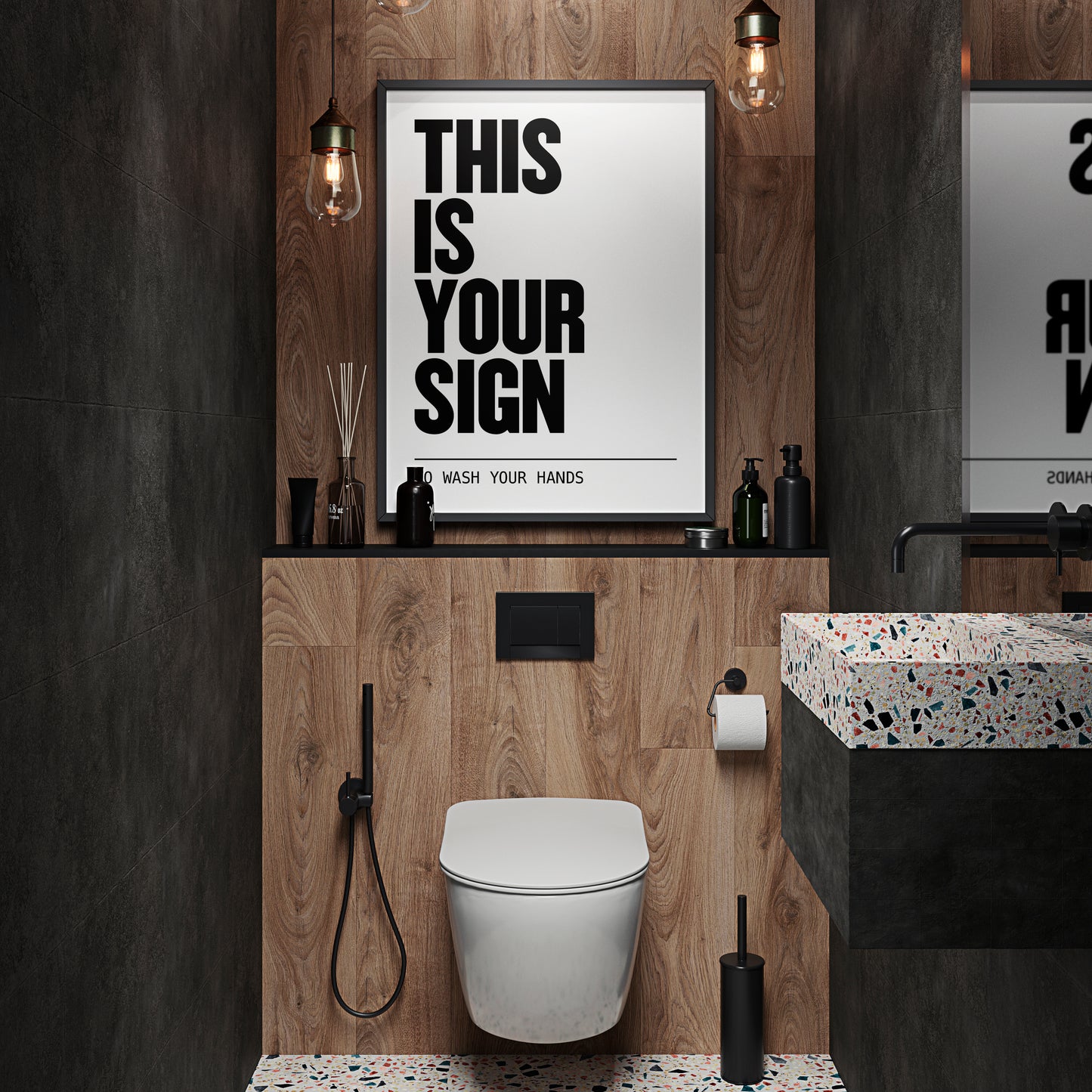 THIS IS YOUR SIGN | Bathroom Print