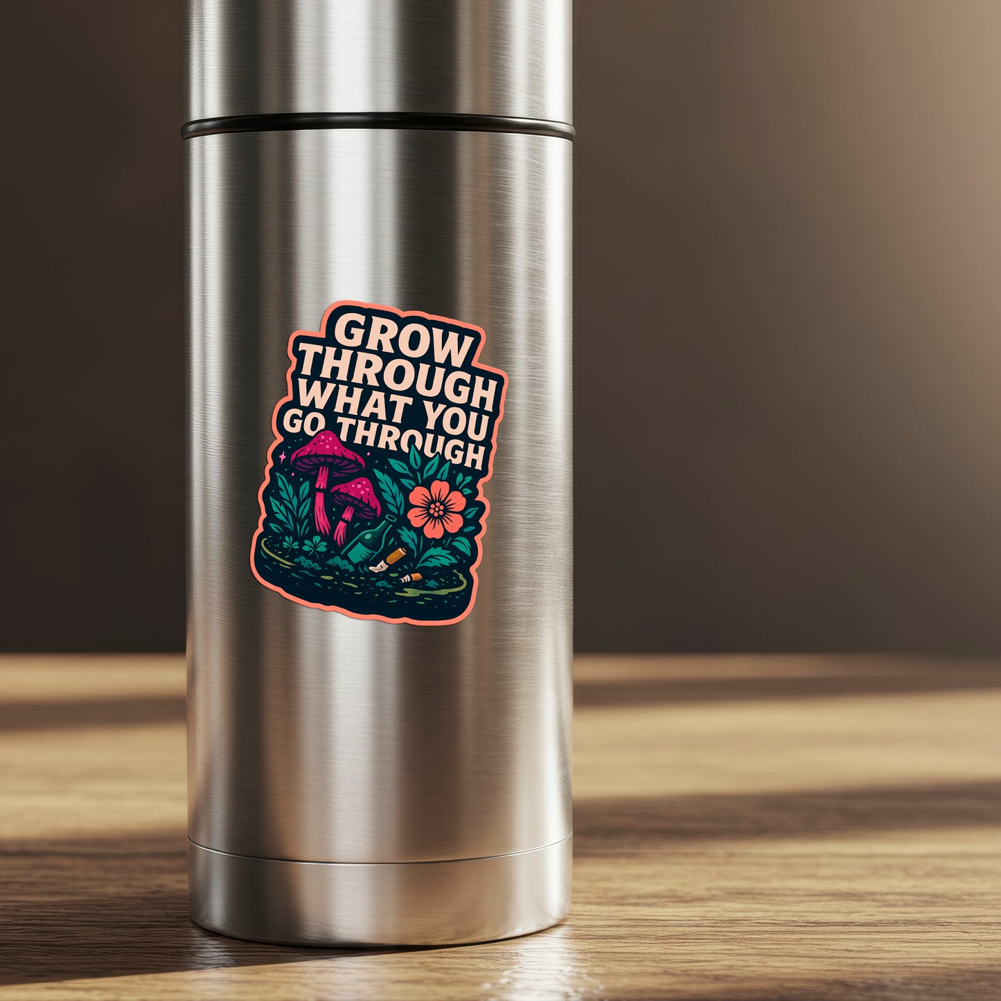 GROW THROUGH | Sticker