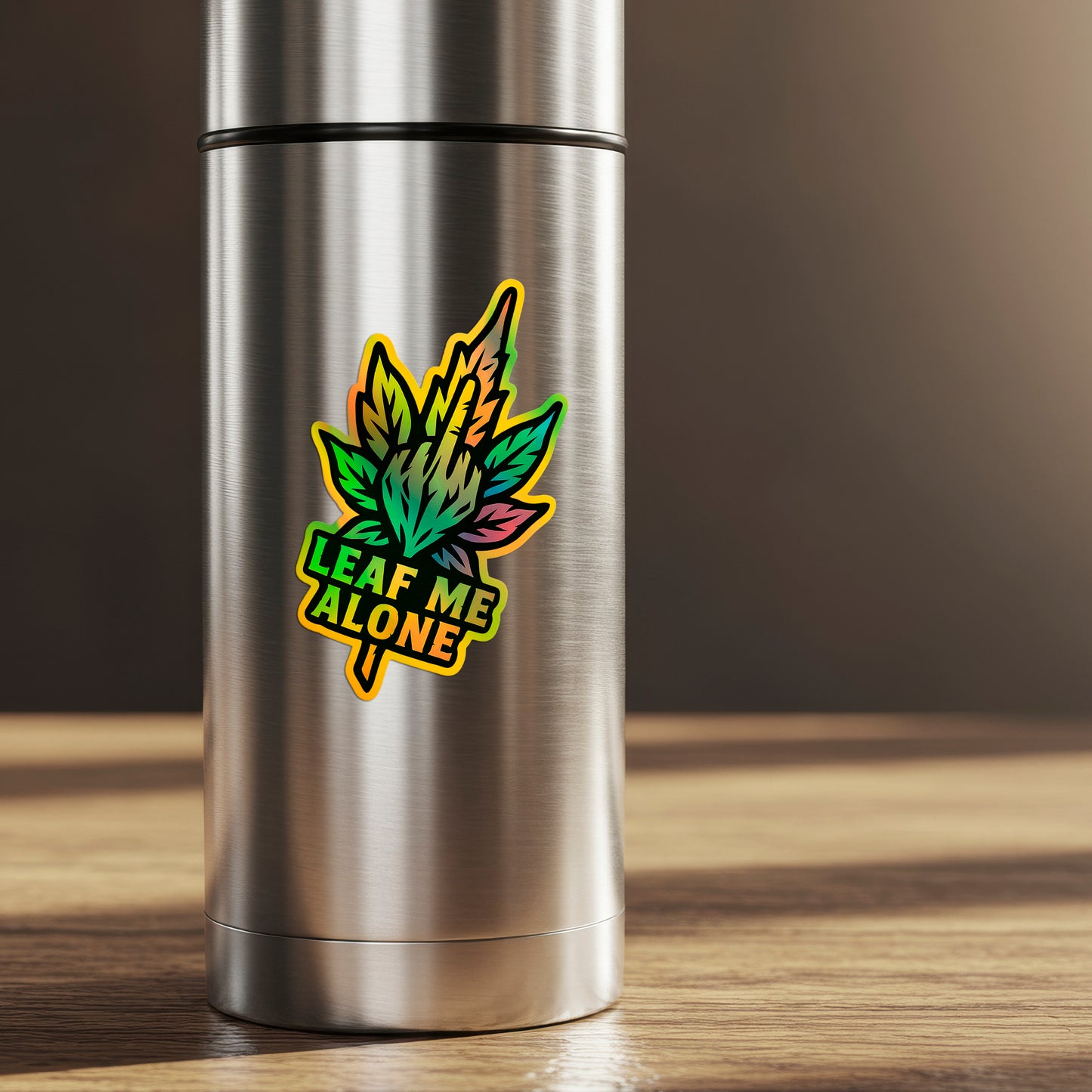 LEAF ME ALONE | Sticker