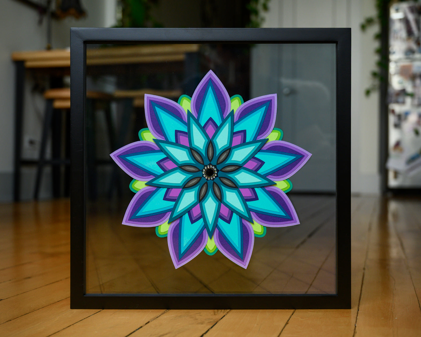 'LOTUS' | Teal & Purple